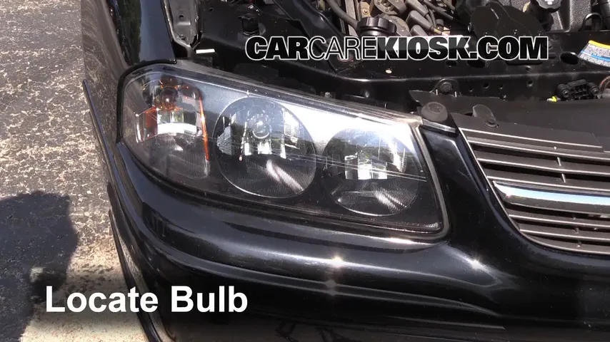 2004 Chevrolet Impala SS 3.8L V6 Supercharged Lights Headlight (replace bulb)